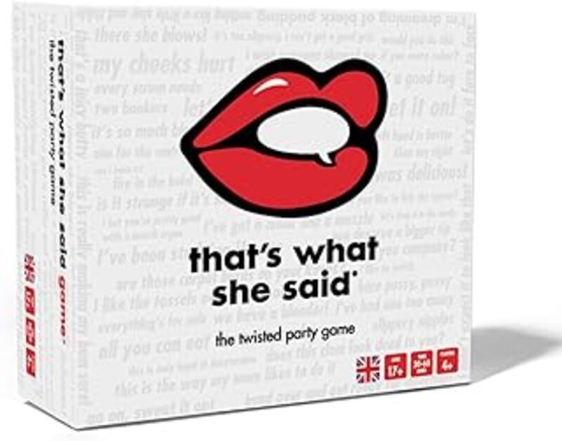 Thats What She Said Party Game -Paperback